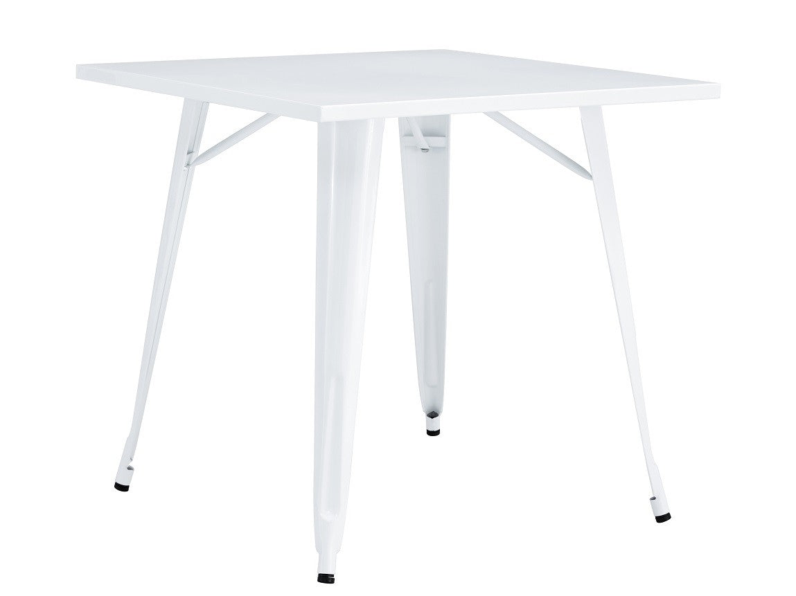 Mesa TOL EK LIMITED, aço, branca, 80x80 cms