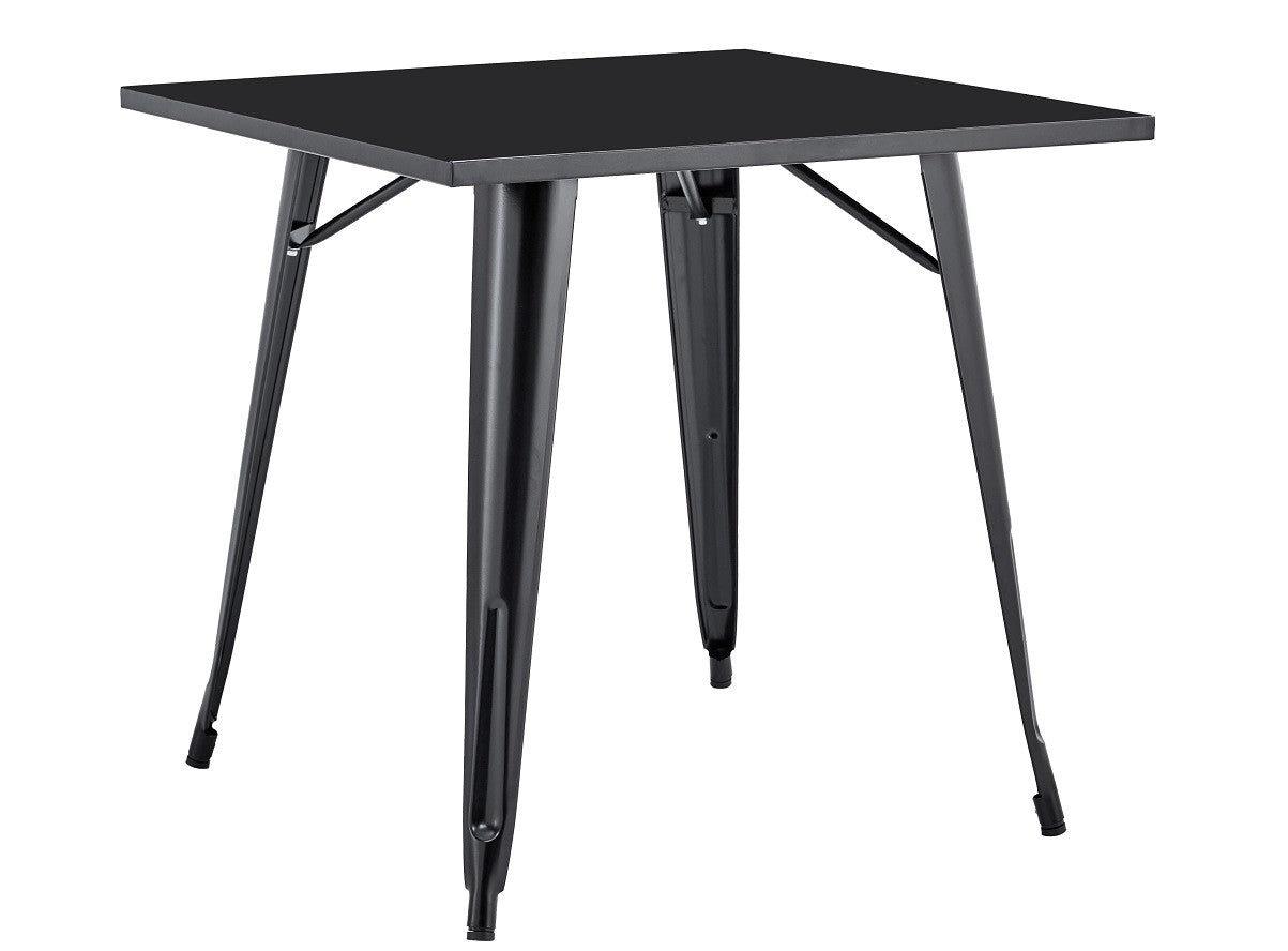 Mesa TOL EK LIMITED, aço, preta, 80x80 cms
