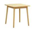 Mesa TRANSILVANIA, madeira natural, 75 x 75 cms