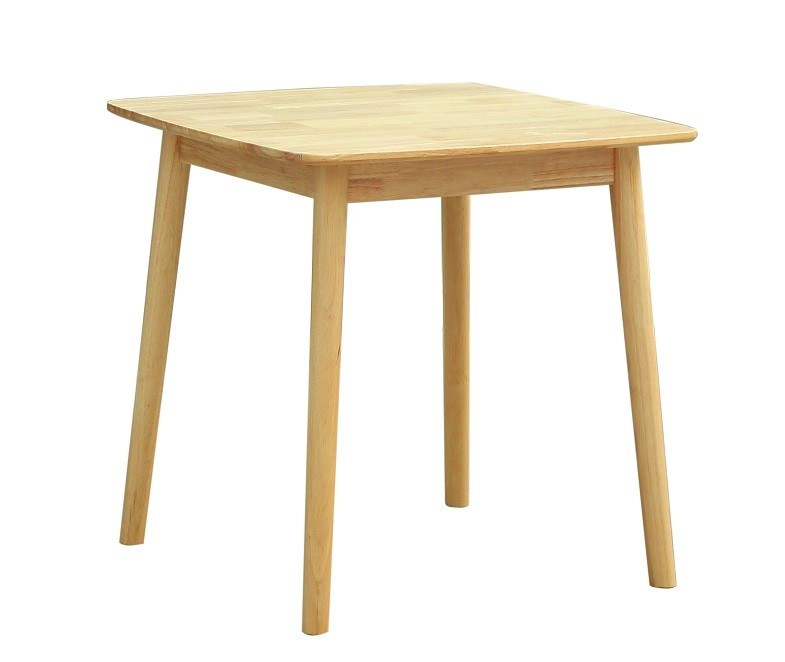 Mesa TRANSILVANIA, madeira natural, 75 x 75 cms