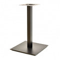 Mesa TROCADERO, preta, base de 72 cms e tampo de mesa de 80x80 cms. Cores à escolha, Tableros de 80x80 cms: WER-WOODART, MARACAIBO 4614