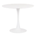 Mesa TUL (SU), lacada branco, 90 cms de diâmetro