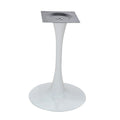 Mesa TULIP, base de 70 cms e tampo de mesa de 70 cms de diâmetro. Cores à escolha, Tableros de 70 cms: TOPALIT - VERDE 405, Base TULIP altura 70 cms: Branca