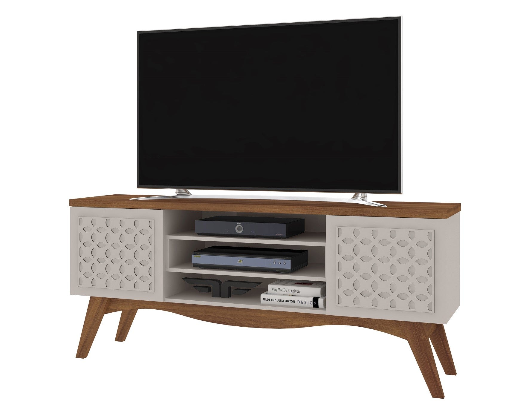 Móvel TV LIS, casca de ovo e matte, 160 cms.