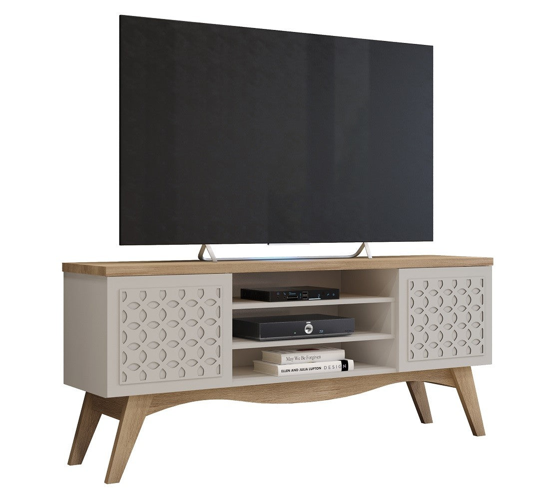 Móvel TV LIZ, casca de ovo cedro, 160 cms.
