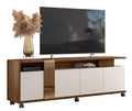 Móvel TV NEW CRISTAL, noz e casca de ovo, 183 cms.
