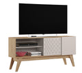 Móvel TV PREMIUM, cedro e casca de ovo, 150 cms.
