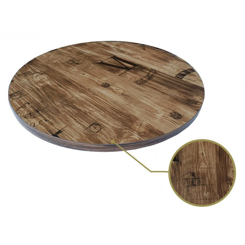 Tampo de mesa HD7346, vintage, 60 cms de diâmetro