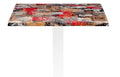 Tampo de mesa Werzalit Alemania, BABYLON 213, 70 x 70 cms*