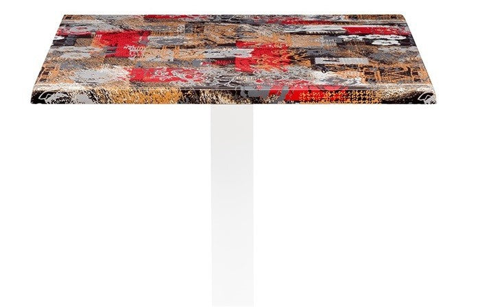 Tampo de mesa Werzalit Alemania, BABYLON 213, 70 x 70 cms*