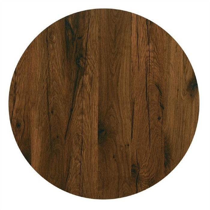 Tampo de mesa Werzalit-SM, CARVALHO ANTIGO 316, 60 cms de diâmetro