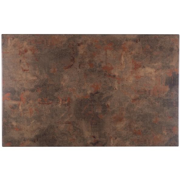 Tampo de mesa Werzalit-SM, CASTANHO ÓXIDO 223, 110 x 70 cms*