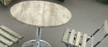 Tampo de mesa Werzalit-SM, PONDEROSA BRANCO 178, 60 cms de diâmetro*.