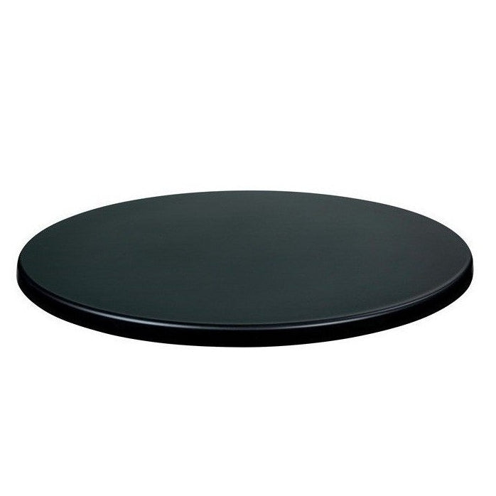 Tampo de mesa Werzalit WER-UNIART, Preto 3190, 107 cms de diâmetro
