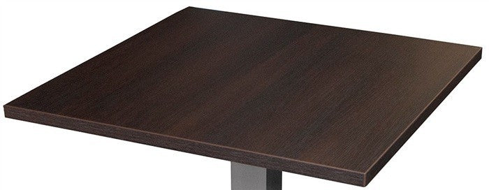 Tampo de mesa WOOD 80C, plating de faia envernizado em wenge, 80 x 80 cms